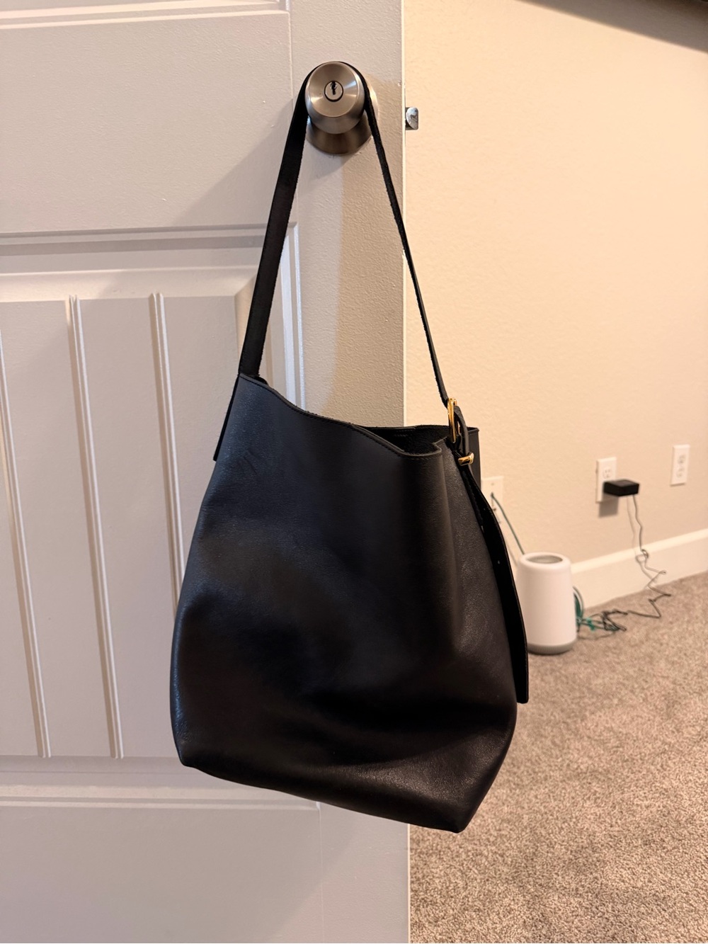 Madewell Leather Bucket Tote